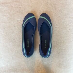 NWOT Rothy’s Daily Flat Blue Women’s Flats